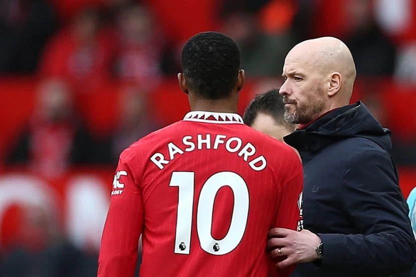 Sama-Sama Terusir dari Man United, Rashford dan Ten Hag bakal Reuni di Borussia Dortmund