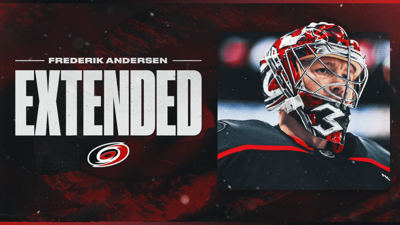 Carolina Hurricanes Perpanjang Kontrak Frederik Andersen