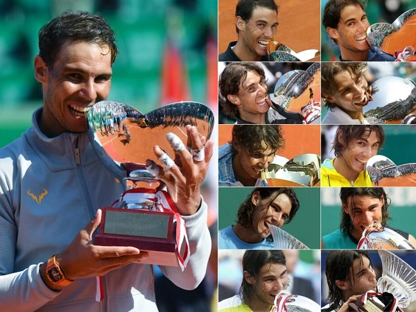 Rafael Nadal Jelaskan Mengapa Ia Selalu Gigit Trofi Kemenangan